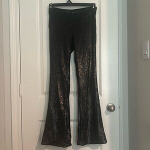 Black sequin pants only worn once